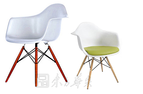 Modern Chair|Plastic Leisure Chair|Office Furniture|Leisure Chair|休闲椅,洽谈椅 CG-Eames-four