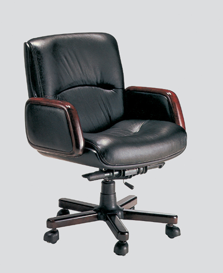 辦公椅|傳統真皮中班椅|辦公家具|真皮中班椅|經典中班椅|經理椅|中背椅|主管椅|會議椅|辦公轉椅 CG-JDZBY-17