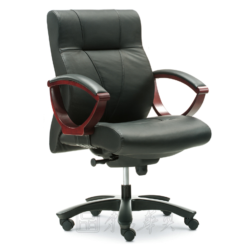 Office Chair|Classical Medium Back Chair|Office Furniture|Leather Medium Back Chair|真皮椅|主管椅 CG-P851