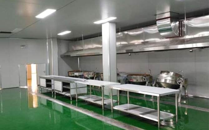 望江食堂廚房設備布局圖片