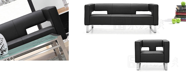 現代真皮沙發(fā)