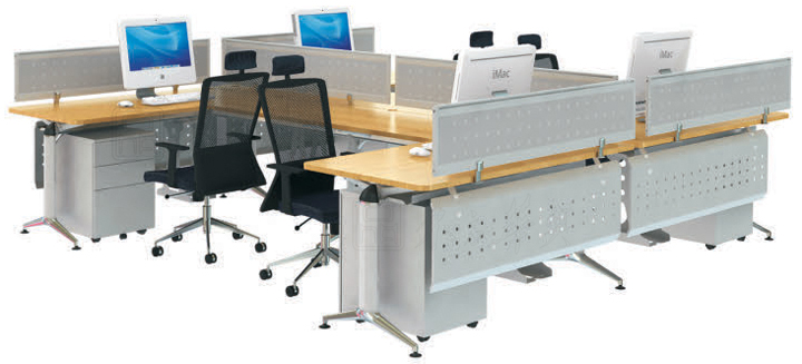 辦公臺|鋼木職員臺|辦公家具|鋼木職員臺